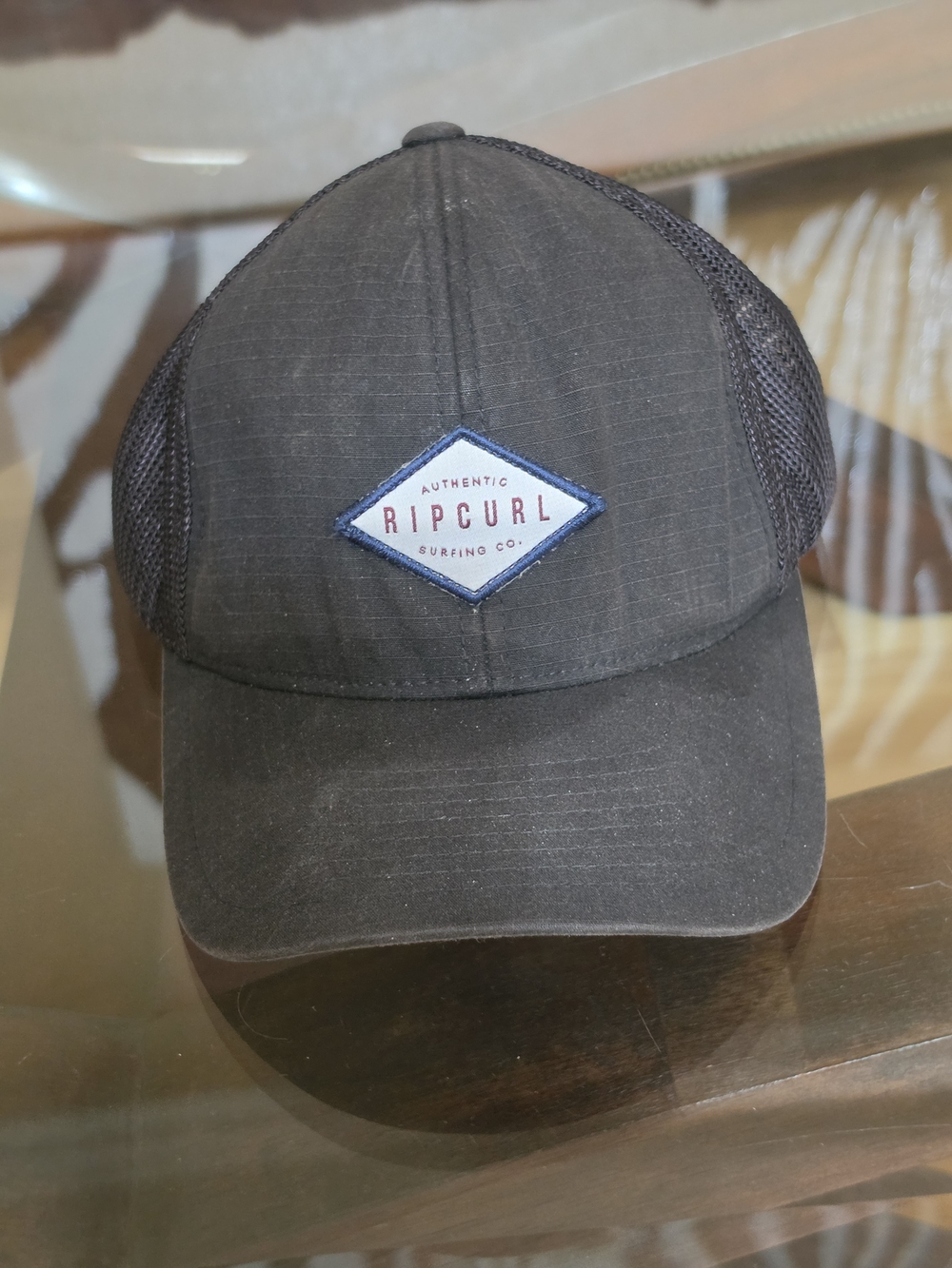 Rip Curl Black Mesh Surf Hat.